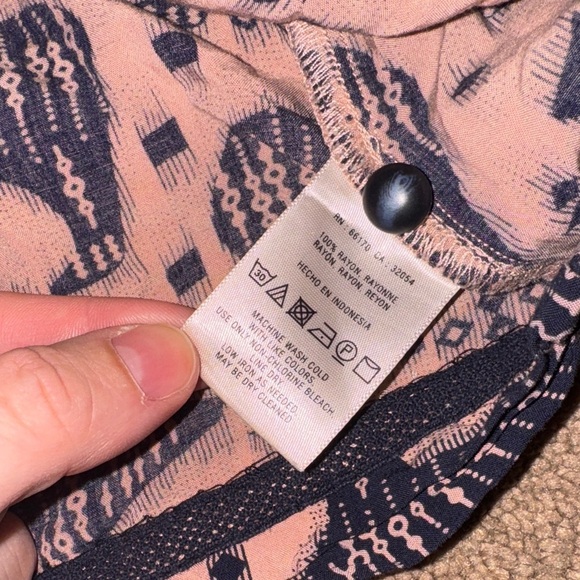 Maeve Pink and Black Animal Print Mini Dress - Picture 7 of 7